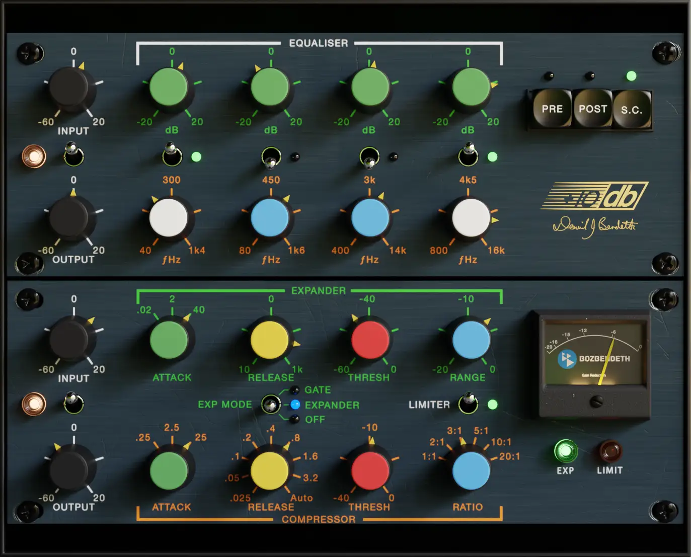 BOZ Digital Labs +10dB Channel Strip