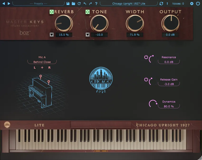 BOZ Digital Labs Chicago Upright 1927 Lite