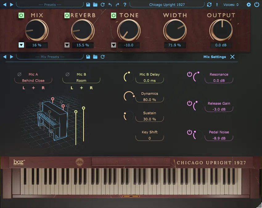 BOZ Digital Labs Chicago Upright 1927 Pro