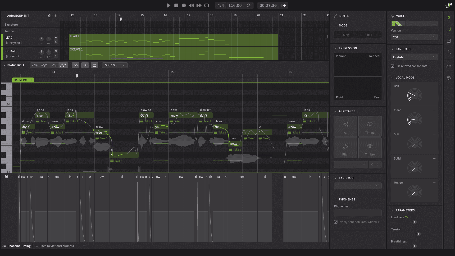 Dreamtonics Synthesizer V Pro, 3 Mandarin Voices