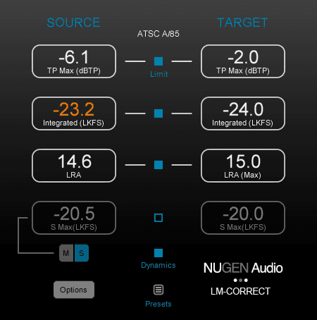 Nugen Audio LM-Cor w DynApt extension