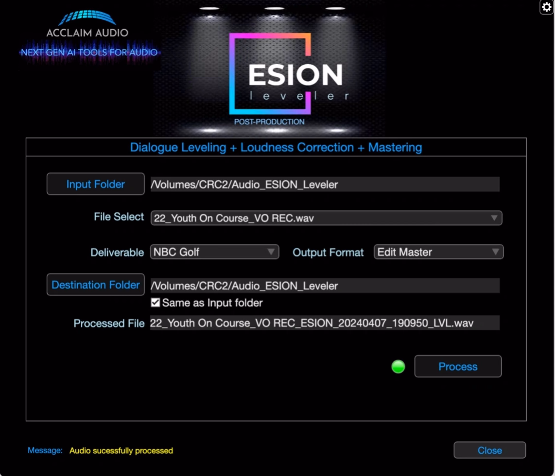 Acclaim Audio ESION Leveler
