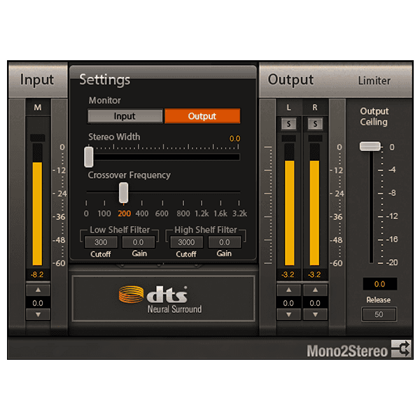 Waves DTS Neural™ Mono2Stereo