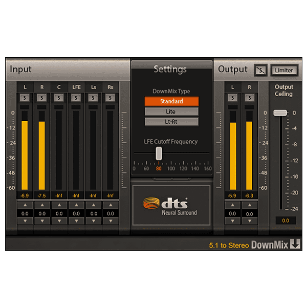 Waves DTS Neural™ Surround DownMix