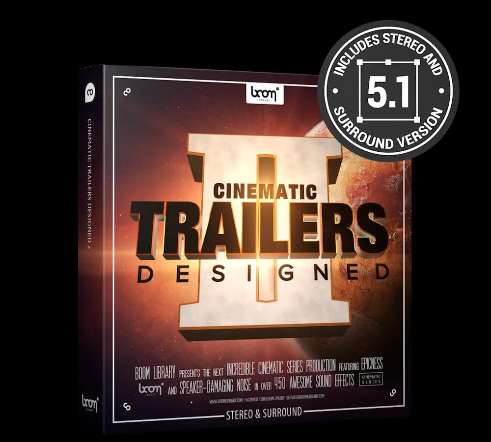Boom Library Cinematic Trailers Designed 2 SURROUND