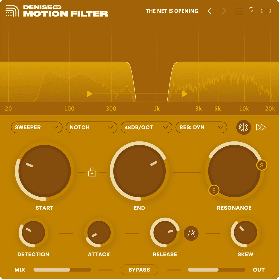 Denise Audio Motion Filter