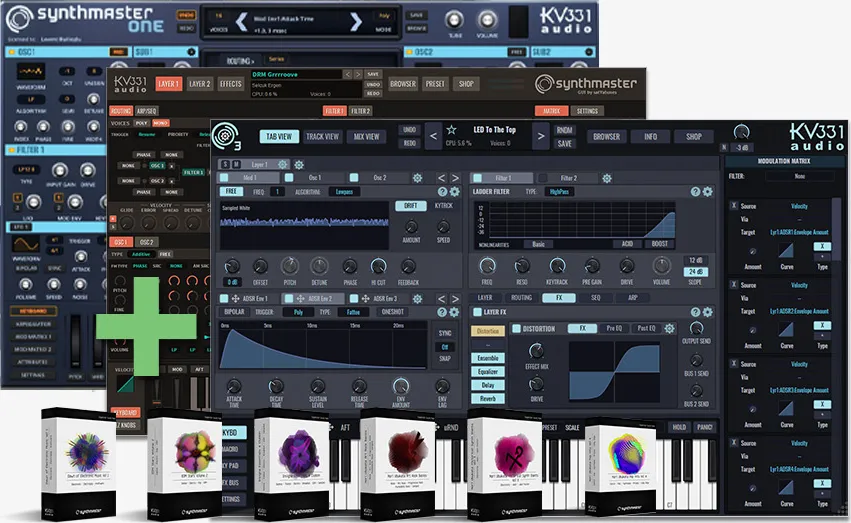 KV331 Audio SynthMaster Producer Bundle