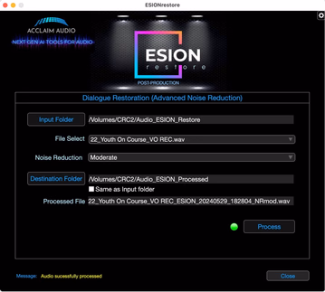 Acclaim Audio ESION Restore