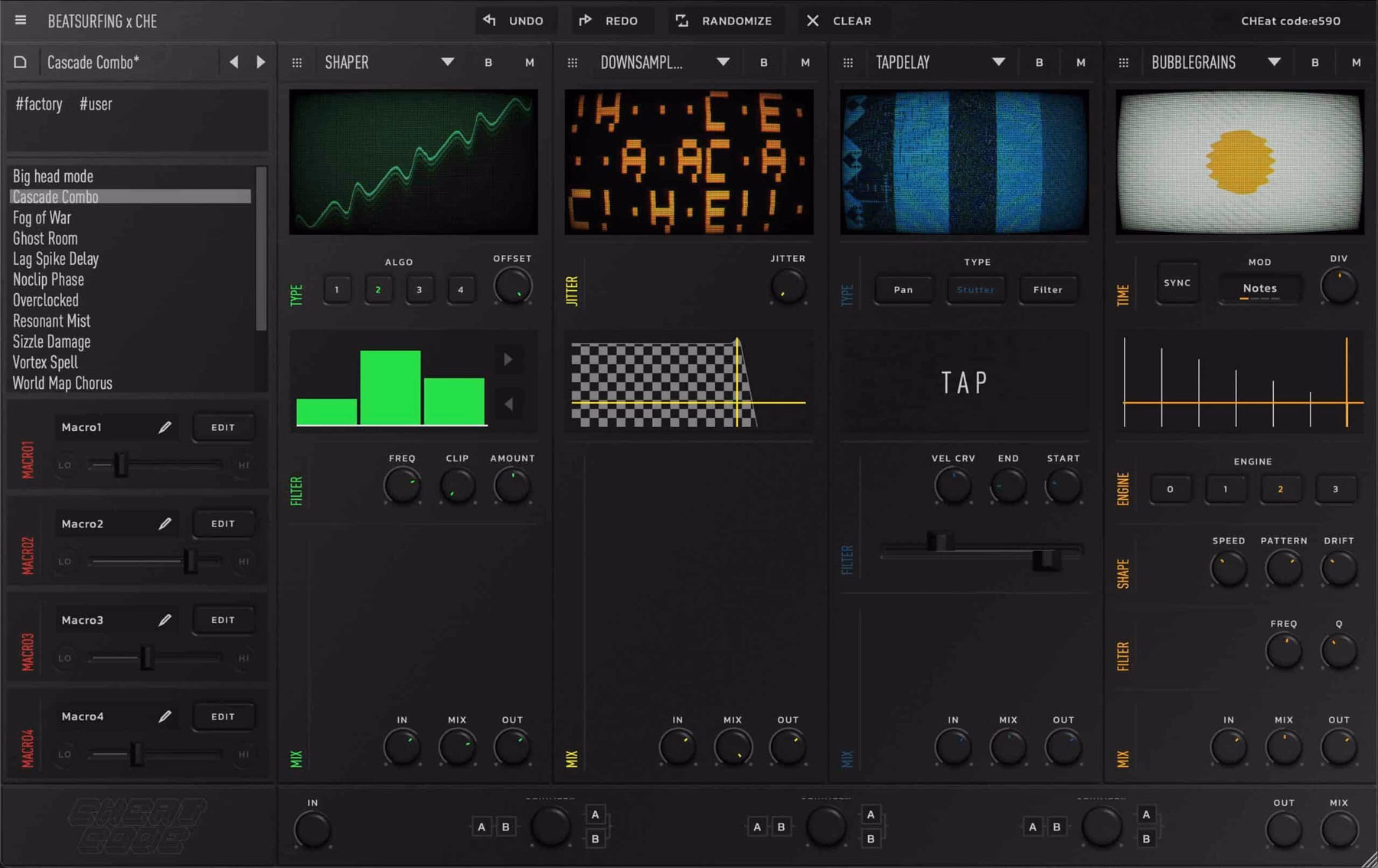 BEATSURFING CHEat code