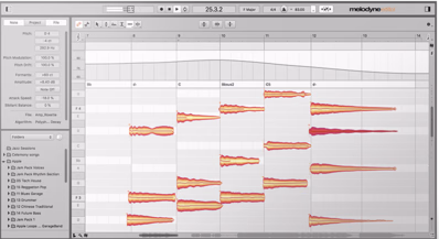 Celemony Melodyne 5 editor Update from Melodyne editor