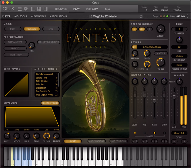 EastWest Hollywood Fantasy Brass