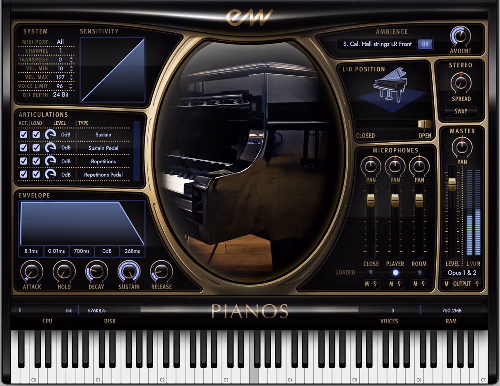 EastWest Pianos Platinum – Yamaha C7