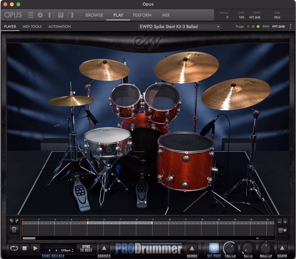 EastWest ProDrummer Volume 1