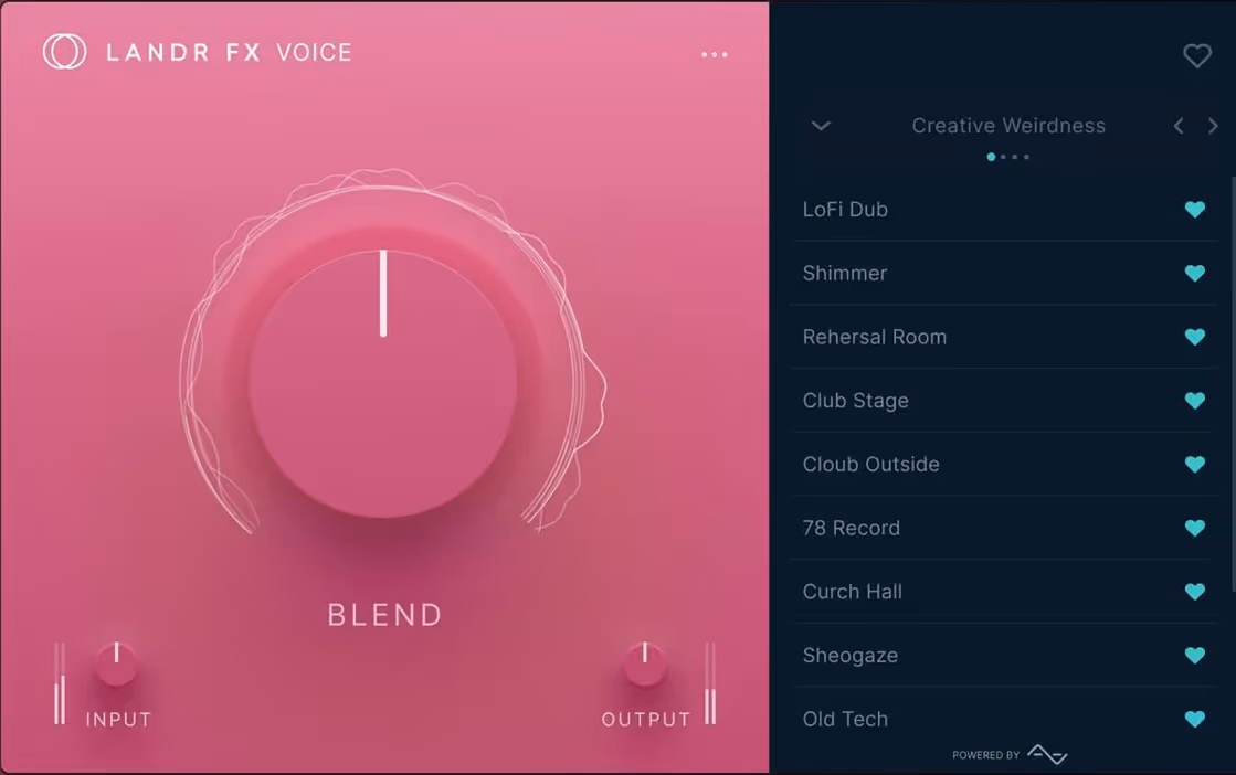 LANDR FX Voice