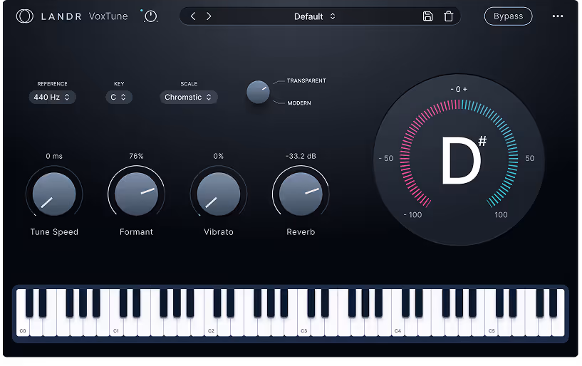 LANDR VoxTune