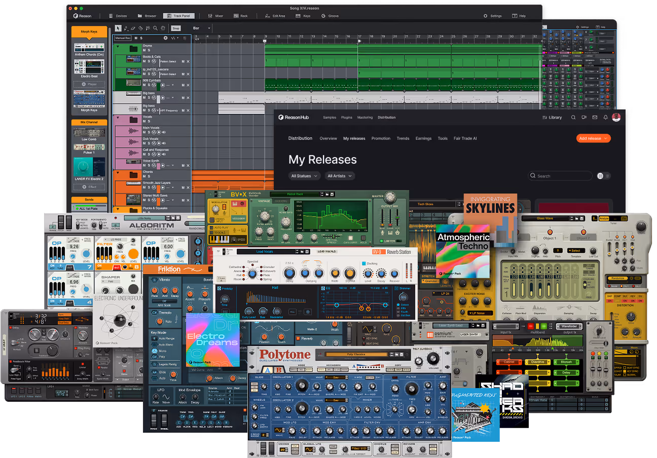 Reason Studios Reason+ 1-Year Subscription