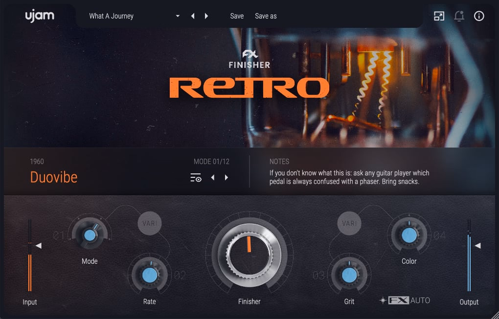 Ujam Finisher RETRO Loyalty Offer