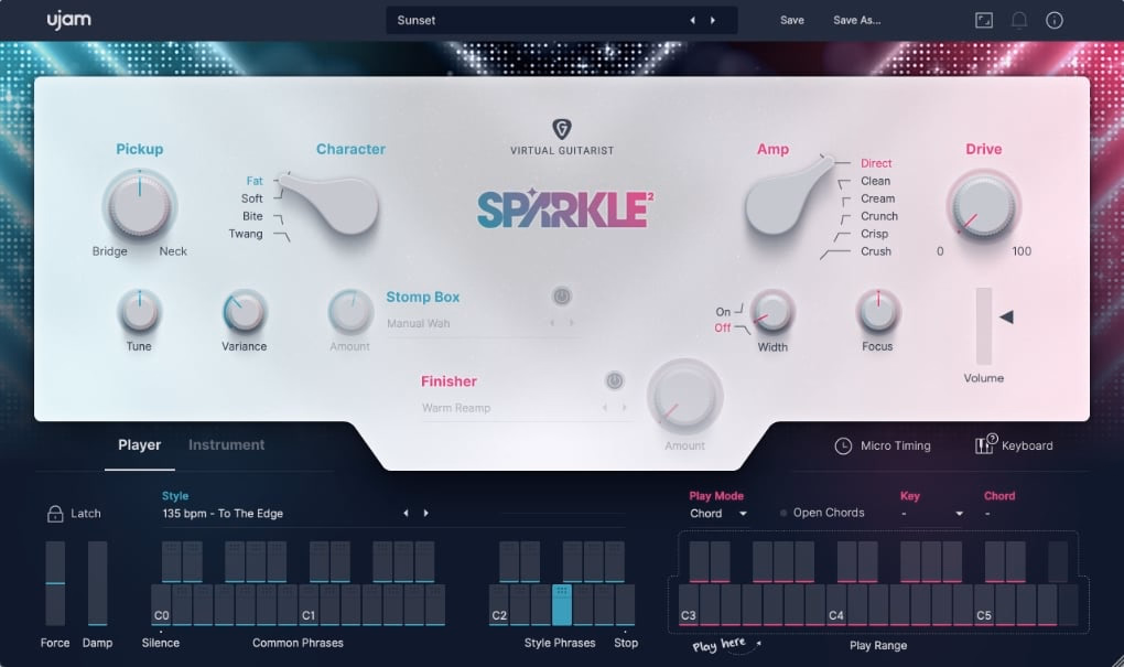 Ujam Virtual Guitarist SPARKLE 2 Upgrade