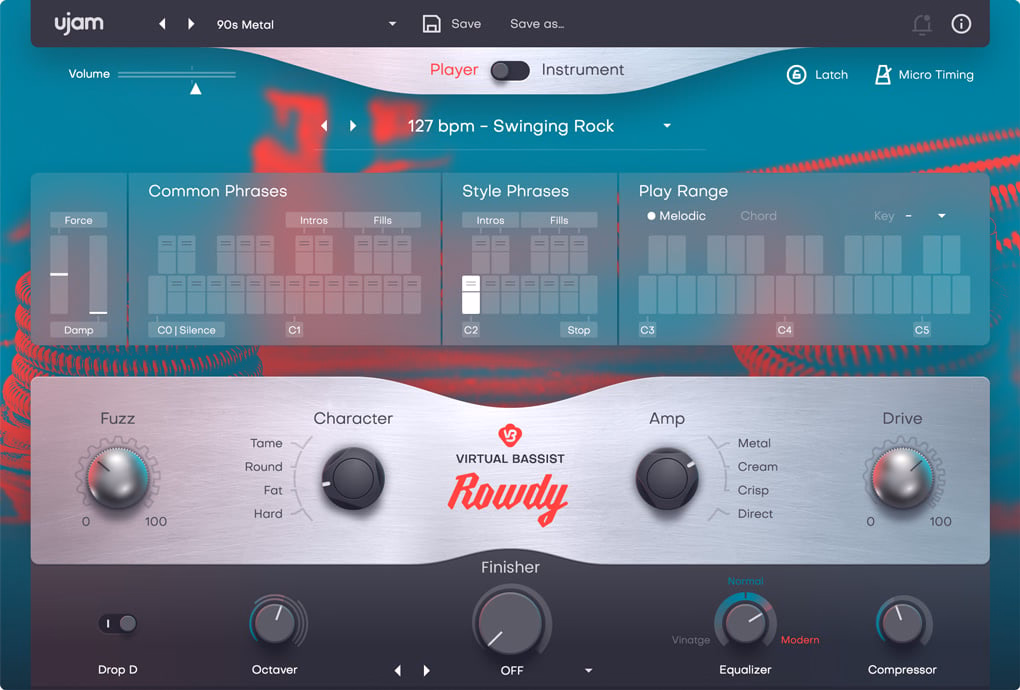 Ujam Virtual Bassist ROWDY 2