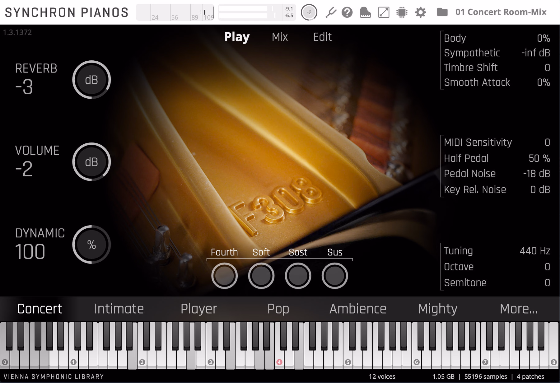 Vienna Symphonic Library Fazioli F308 Essentials