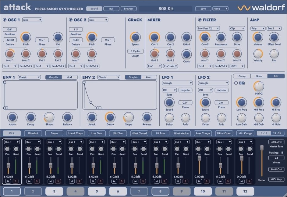 Waldorf Music Attack 3 Upgrade from WE2