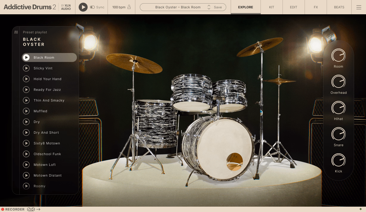 XLN Audio Addictive Drums 2: Black Oyster ADpak
