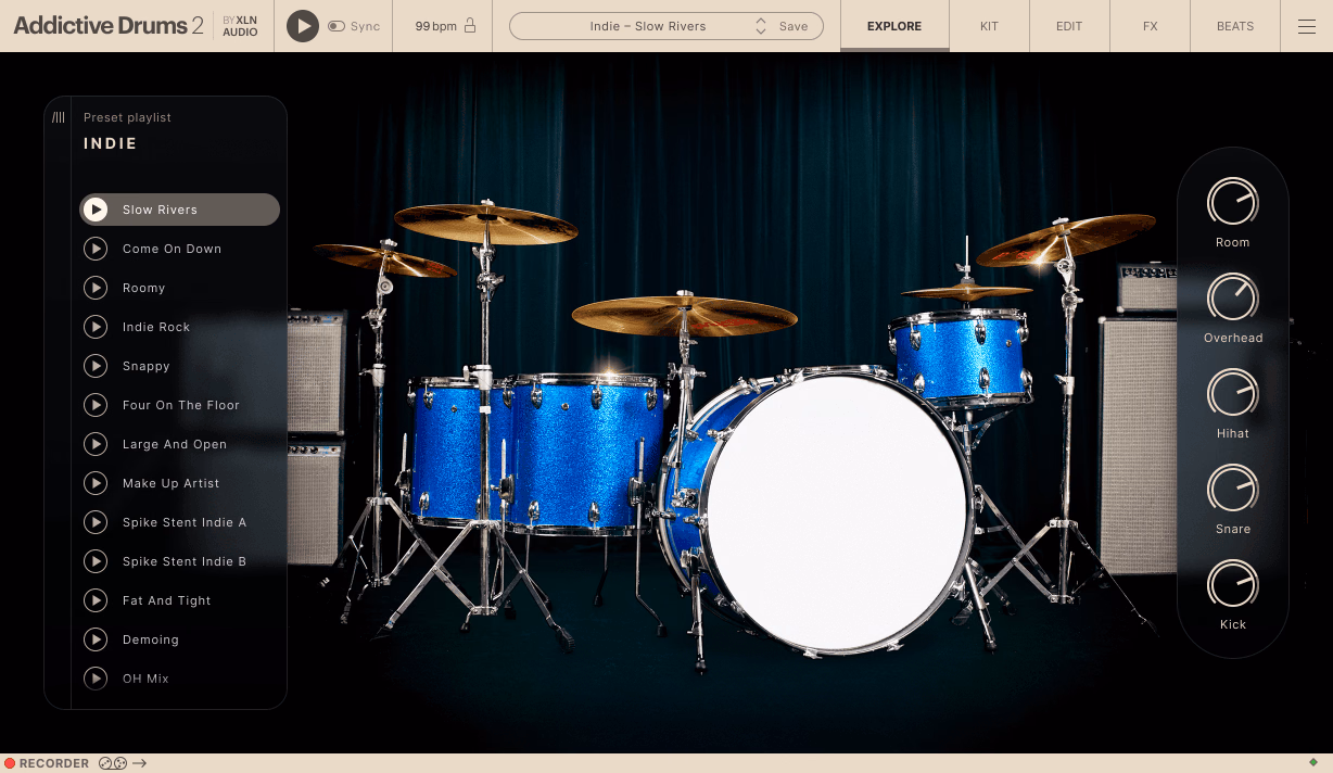 XLN Audio Addictive Drums 2: Indie ADpak