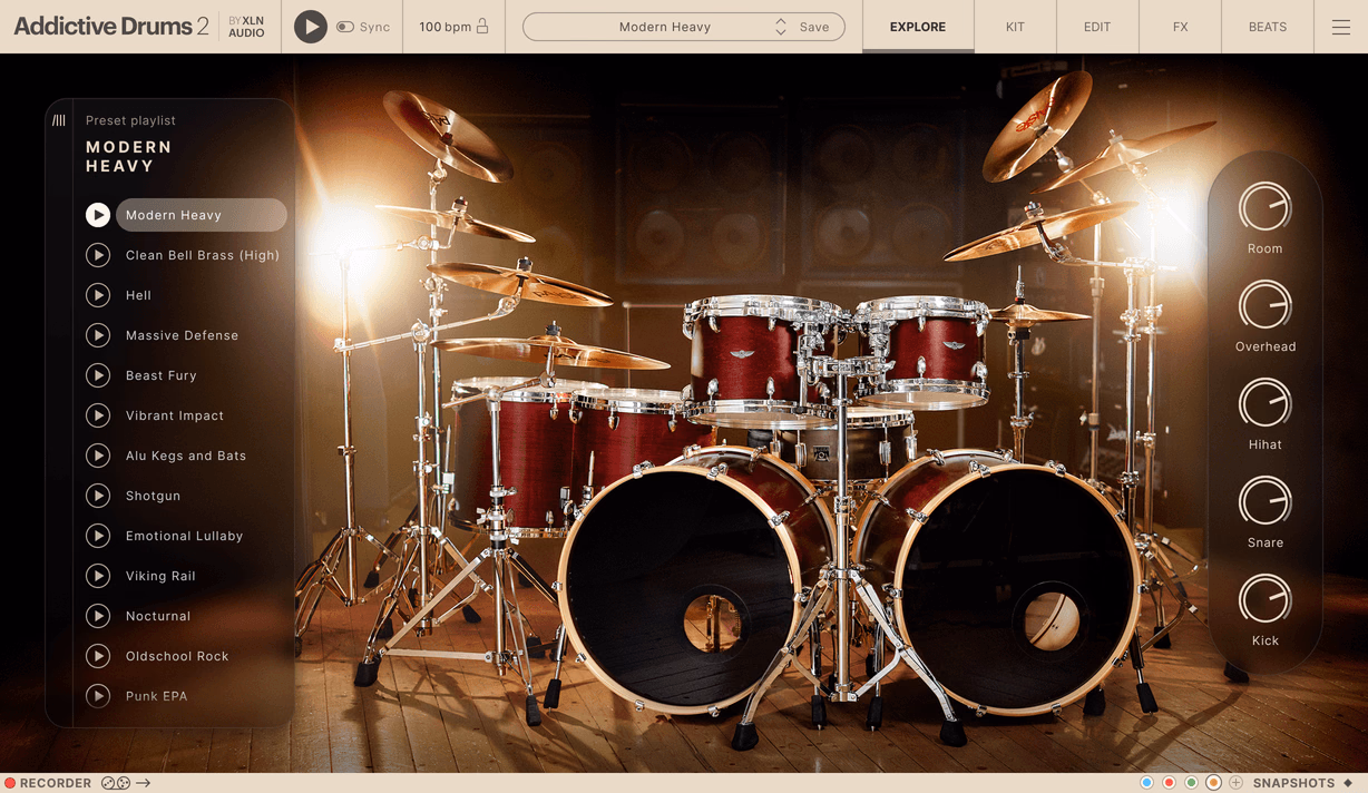 XLN Audio Addictive Drums 2: Modern Heavy ADpak