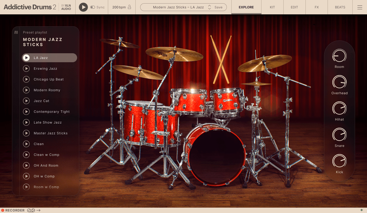 XLN Audio Modern Jazz Sticks ADpak