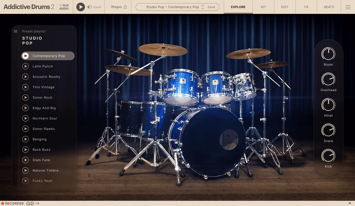 XLN Audio Studio Pop ADpak