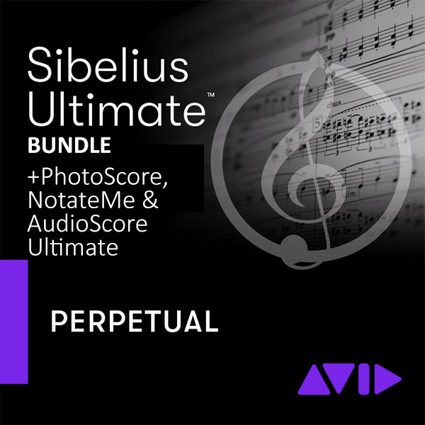 Avid Sibelius Ultimate Perpetual + AudioScore, PhotoScore & NotateMe