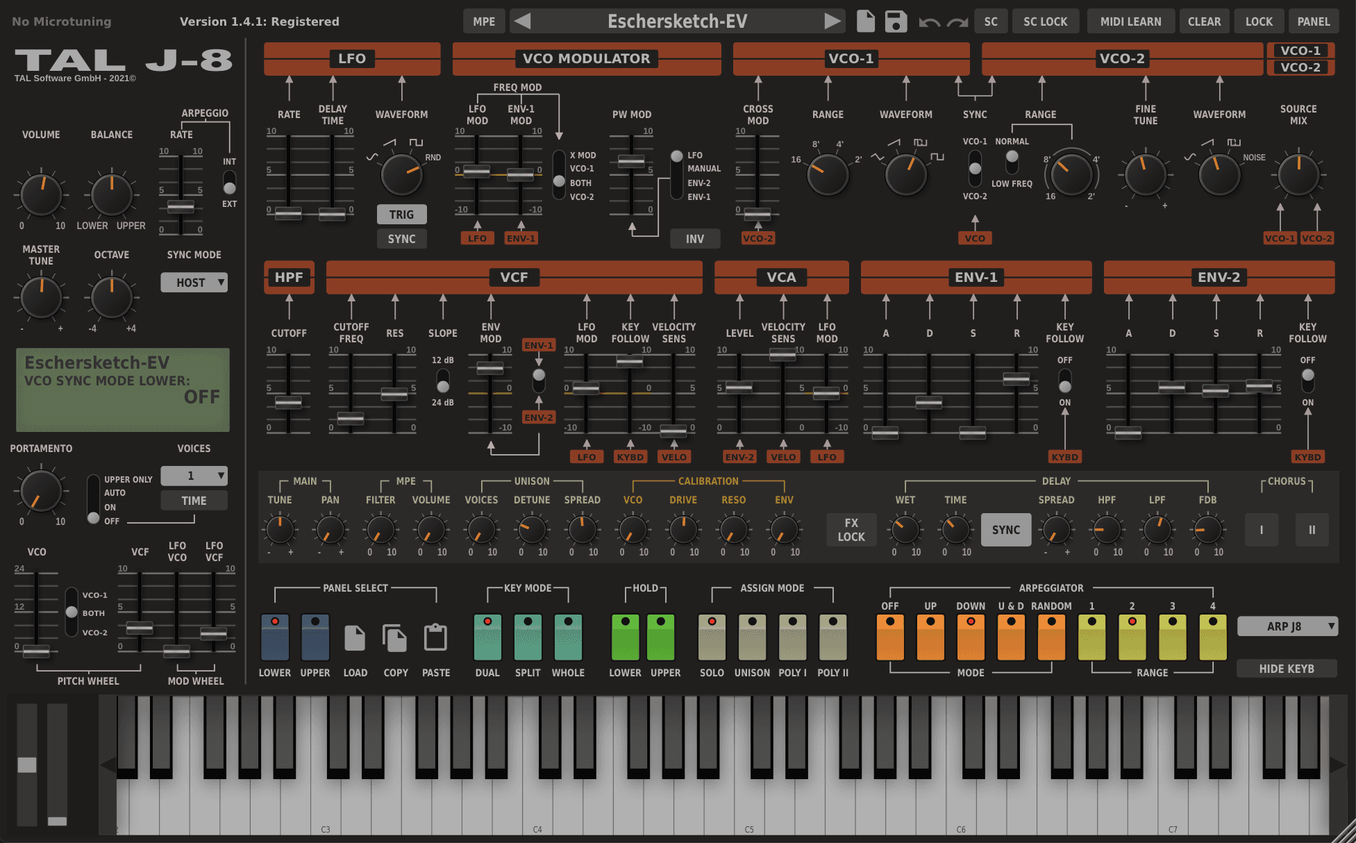 TAL Software TAL J-8 Jupiter 8